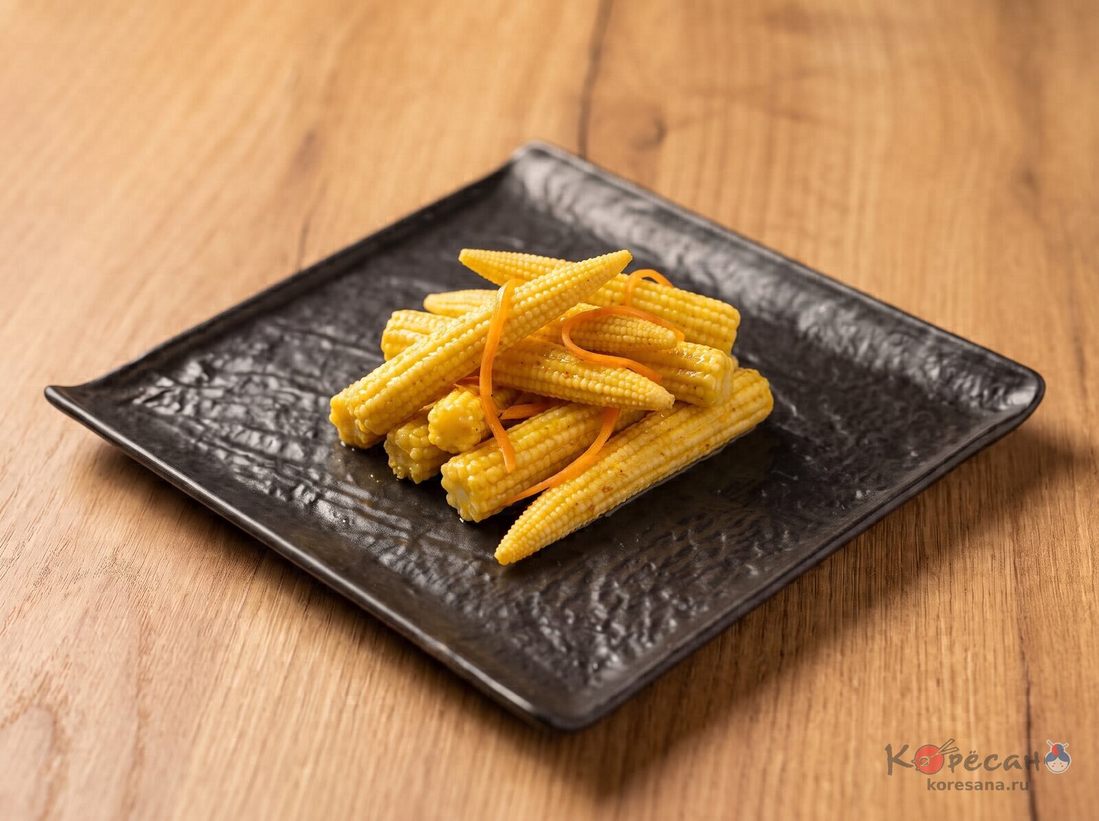 Початки молодой кукурузы по-корейски
